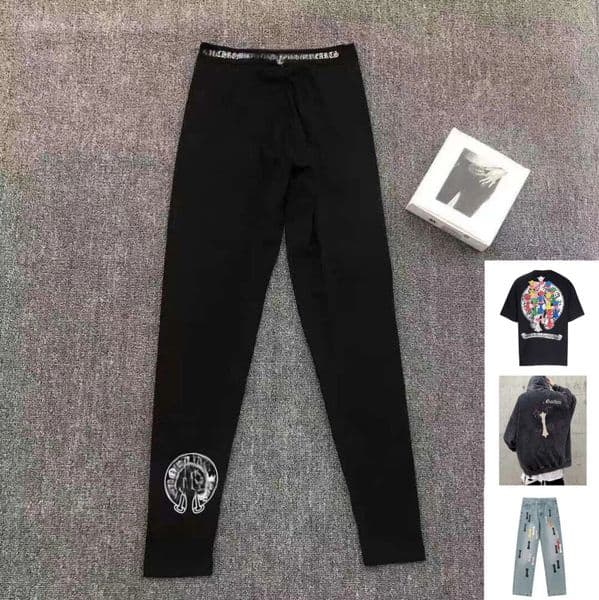 chromed tshirt 2025 designer tight pants clothe jeans for men high quality hoodie brand hoodies pure cotton luxuryuu leggings women hiphop casual high version 4b