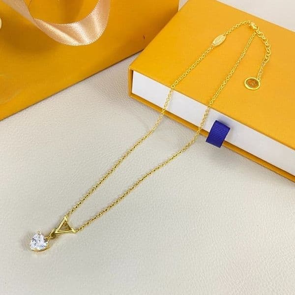 Luxury Necklace Designed Letter Good For Women Long Chain Gold Plated Necklace necklace Jewelry Pendant Accessories