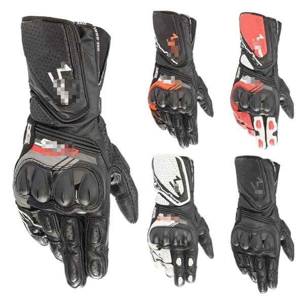 2026 outdoor New Cycling A Star Riding Racing Sheepskin Touch Screen Anti Drop Breathable Knight Motorcycle Gloves Free Shipping