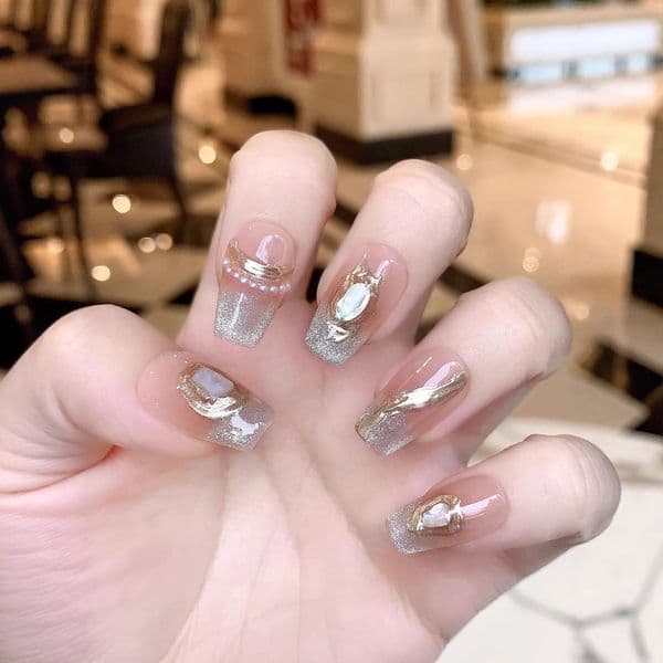 ecofriendly handsewn lighttherapy acrylic nail strips oceaniainspired eyes detachable finish