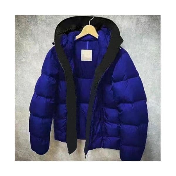 Winter Men Down Jacket Designer Puffer Jacket Fashion Short Sleeve Patch Logo Unisex Outdoor Windproof Warm Loose Casual Parkas Mens Coat Trendy Glossy Black Down