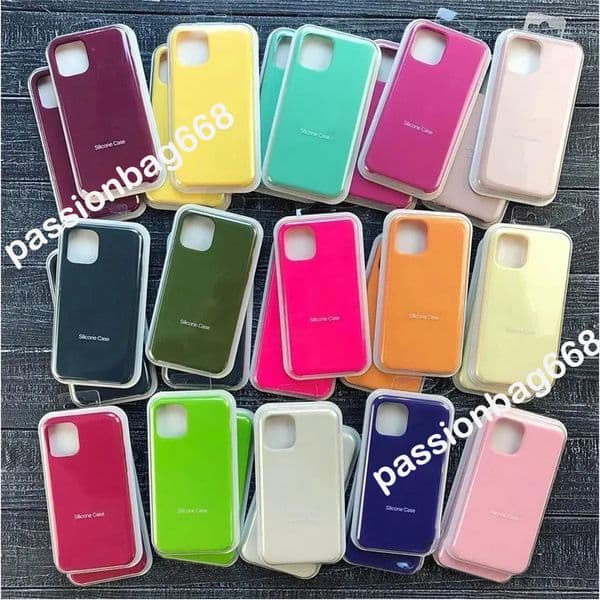 2026 Silicone Phone Cases For iPhone 17 17air 16 16pro 16plus 16 pro max 15 14 13 12 11 Pro Max Mini X XS XR 6 6s 7 8 Plus se Shockproof Back Cover AAAAA