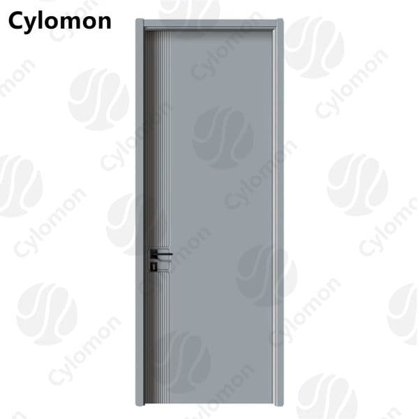 Durable Natural Wooden Interior Door - Smooth Flat Painting Bedroom Door for Residential Hotel Project