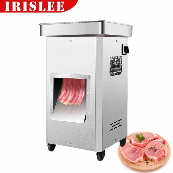 Desktop Meat Slicer For Fresh Meat Slicing Shredding Dicing Detachable Blade Electric Meat Cutting Machine