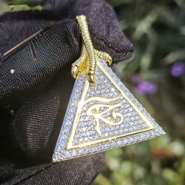 Hip-Hop Trendy Brand Diamond Symbol Pendant Electroplated Full Personalized Fashion Versatile Accessories In Stock