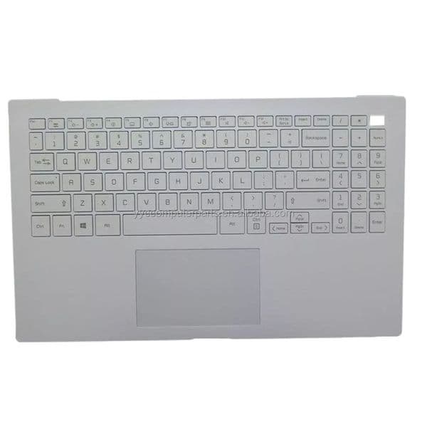 Used Laptop White PalmRest&Keyboard for 15Z90P MBN664701 English US Backlit