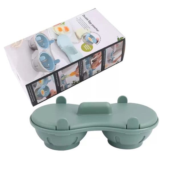 Microwave Egg Cooker Easy Storage Steamed Egg Box Creative Kitchen Egg Cooking Steamed Egg Small Tool Steamed Egg Cooking Box