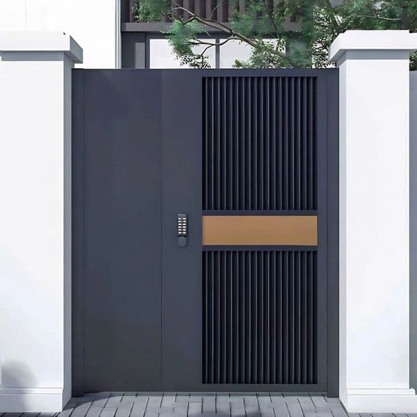 China Factory Garden Entrance Gate New High Quality Waterproof and Mildewproof Characteristic Aluminum Metal Door