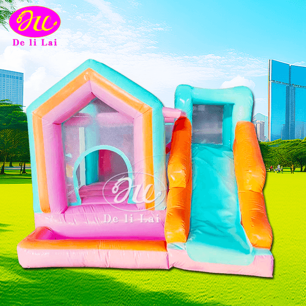 Outdoor inflatable water slide, children's home inflatable trampoline