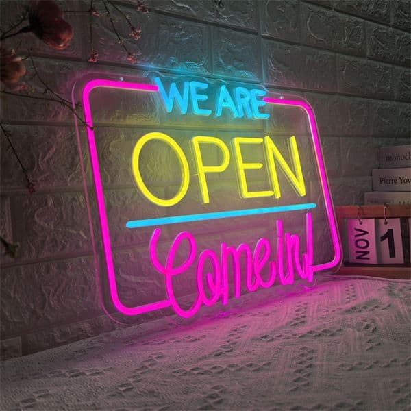 Modern Design Custom Neon Signs - Perfect for Business