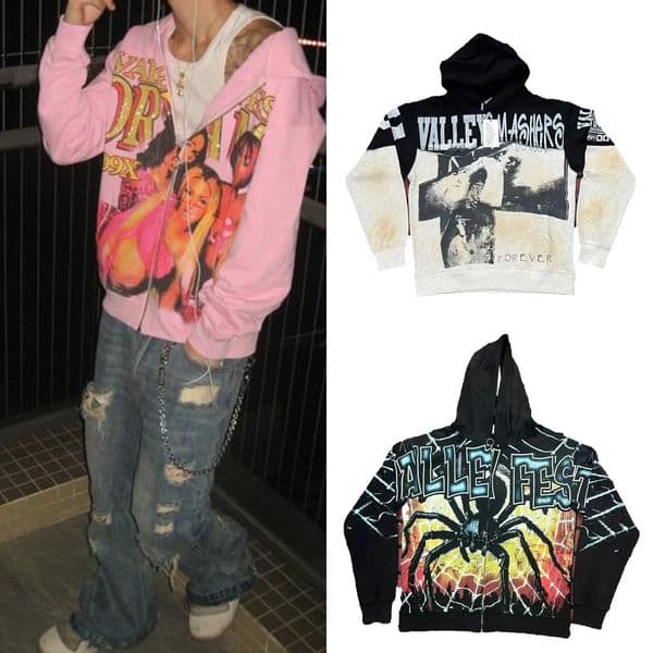 High quality valley hoodie valley dreams Designer Hoodie Designer Spring Sweatshirts Hoodie Long Sleeve Loose Coat Hooded Hoody Woman Men Tops us size s-xl KJLB