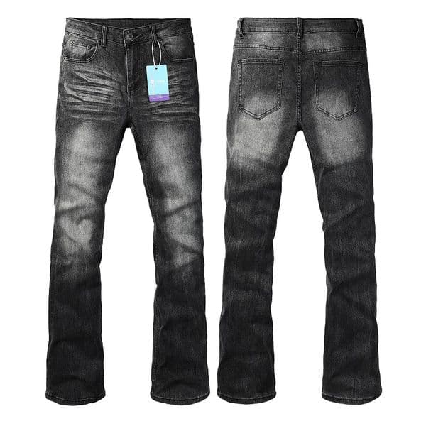 WOZK versatile men's slim fit men's light blue jeans men's autumn style slim fit small feet designer