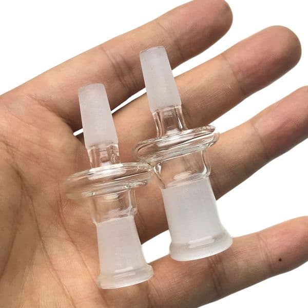 Goodsstore Glass Bong Adapter 10mm male to 10mm 14mm Female Thick Mini Conector Adapter Bowl Funny Smoking Accessories