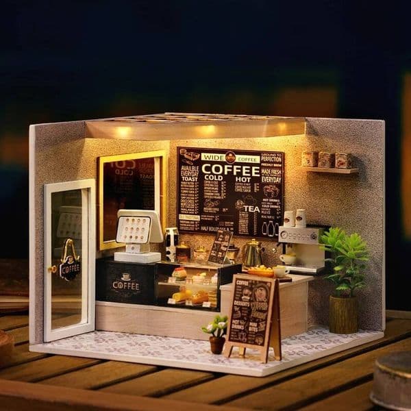 Bestseller 1pc,Diy Wooden Doll House,Assembly Kit,3d Puzzle, Birthday Christmas Gifts for teenagers and adults,Home Decor Micro Model ddmytues