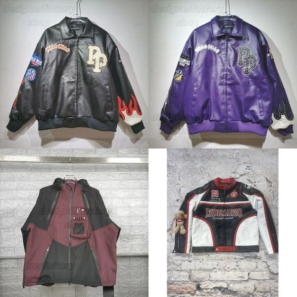 pelle pelle leather jackets Designer Jacket Diamond Encrusted Eagle Leather Jacket Wide Sheep Leather Windbreak Bomber 1978 Limited Edition Luxury Mens Jacket 69