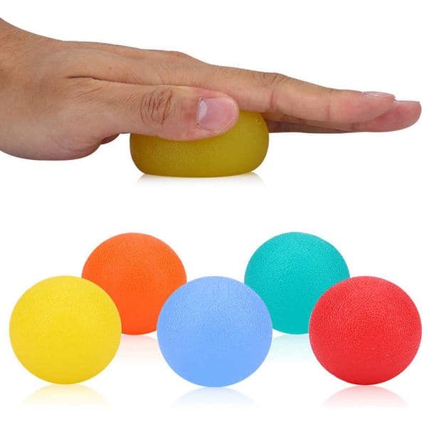 Fitness Silicone Massage Therapy Grip Ball Egg 53mm 58mm Hand Finger Exerciser Muscle Recovery Gripper Pain Relief Fascia Ball
