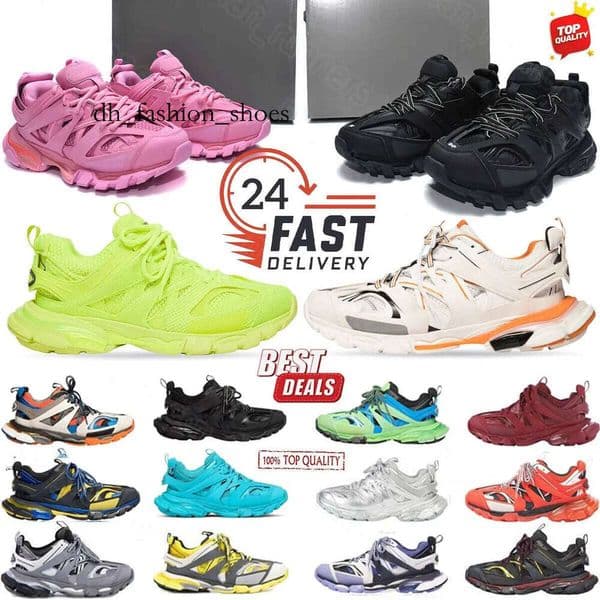 Designer Casual Shoe Track 3.0 Runner LED tracks Triple white black Sneaker Tess.s. r leather Trainer Nylon trainers Men Women Sports Walking runners 642111
