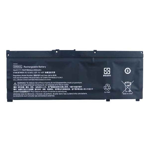 SR04XL Laptop Battery Replacement for HP Omen 15-ce054na ce017na ce013na ce001na 15-dc0001ng dc1018tx dc1036tx dc0090tx dc0113tx Pavilion 15-cb079tx cb011tx