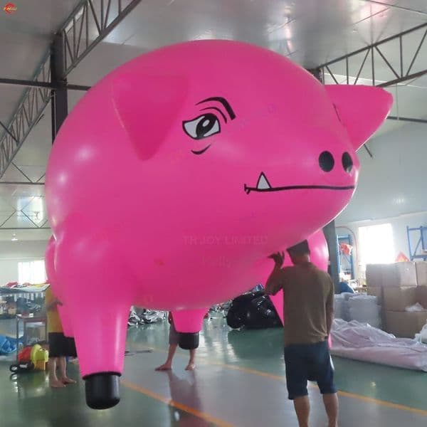 Free Shipping Giant pink inflatable pig helium balloons for festivals and celebrations