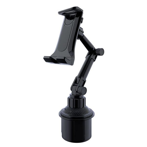 2025 New 2 In 1 Cup Holder Cell Phone & Tablet Mount Car Cradles Adjustable Gooseneck Holders Compatible For Ipad Iphone Samsung Huawei By S