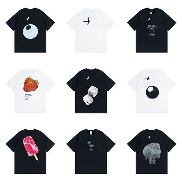 Designer shirts mens designer t shirt graphic tee womens t shirts designer short sleeve High-Quality tshirt Skateboard Casual tops tees