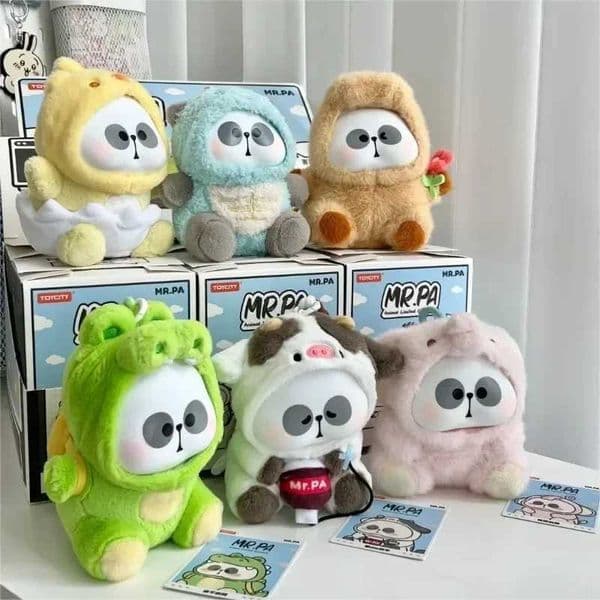 MR.PA Animal Limited Company Plush Doll Blind Box Surprise Toy Mystery Box Caixa Misteriosa Kawaii Dolls Girl Birthday Gift Toy Y250701