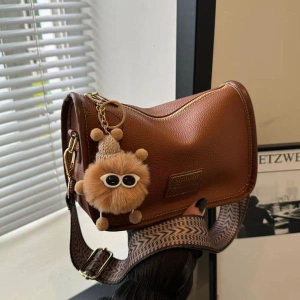 Free Shipping Designer Bag Boston Bag For Women 2025 New Style Women's Bag High-end Single Shoulder Crossbody Bag Fashionable Trendy Wide Strap Pillow Bag