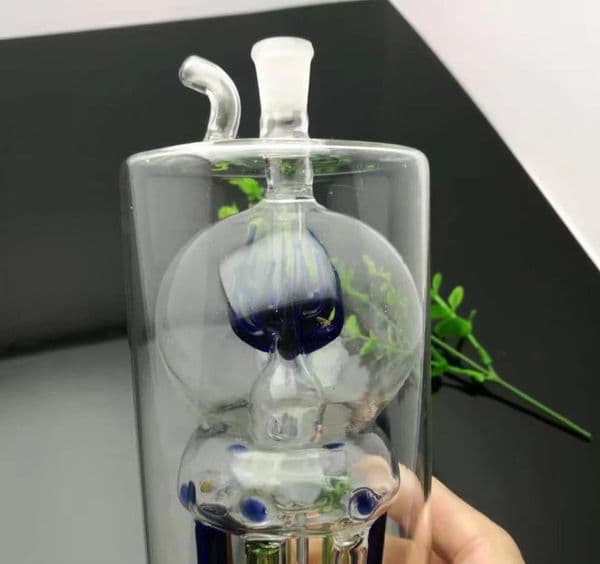 Smoking Pipes The fish under the seven claw glass water bongs ,Wholesale Bongs Oil Burner Pipes