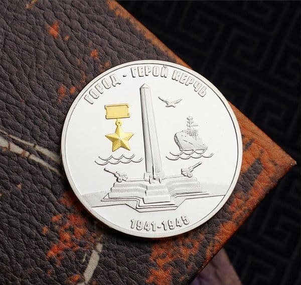2025Arts and Crafts Commemorative coin of Russian Black Sea Fleet