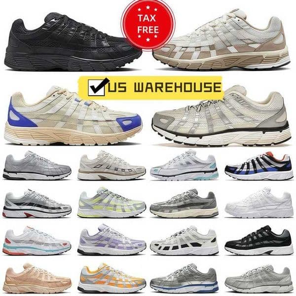 Tax Free P6000 trainers Designer Shoes P 6000 Men Women Metallic Sier Triple Black White Anthracite Grey Outdoor Sports Sneakers Running shoes