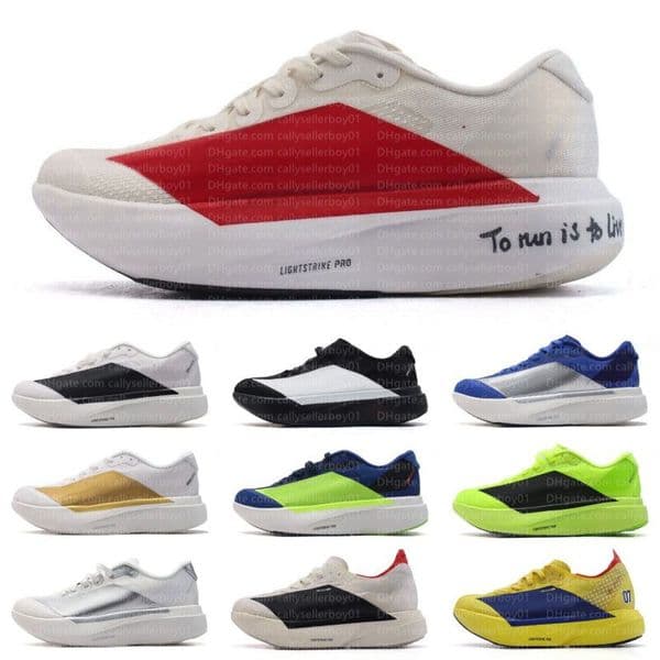 New Designer ZERO IOS EVO SL Running Shoes Fire Red White Black Sport Men Women Sports Black White Red Blue Green Yellow Low Platform Sneakers size 36-45