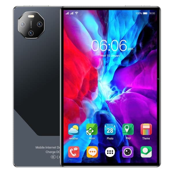 New E70pro Android 10.1 Smart Bluetooth Front And Rear HD Cameras Metal Case 5G Tablet