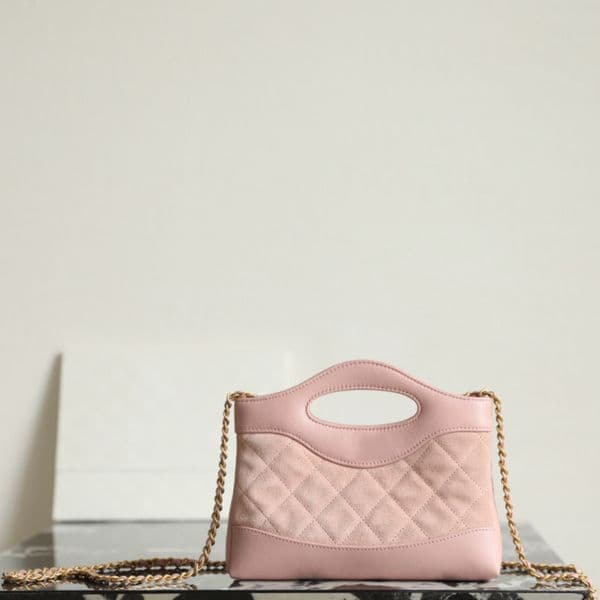 10A Fashion bags designer bag shoulder bags tote bag designer small 24s Latest Mini 31 Bag Horizontal Edition Bright faced lambskin Suede splicing sheepskin Gift box