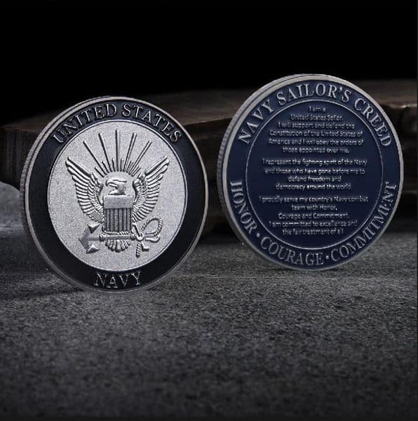 Arts and Crafts Military Challenge Coin Relief Craft Coin