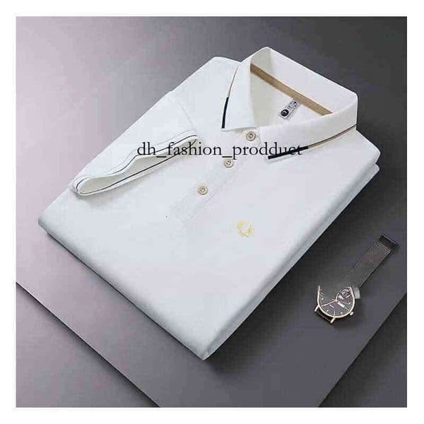 Men's Polos High Quality Embroidered Polo Shirt 2025 Summer T-Shirt Fashion Top Trend Casual Business Classic Polo Shirt for Business Formal Events 40c