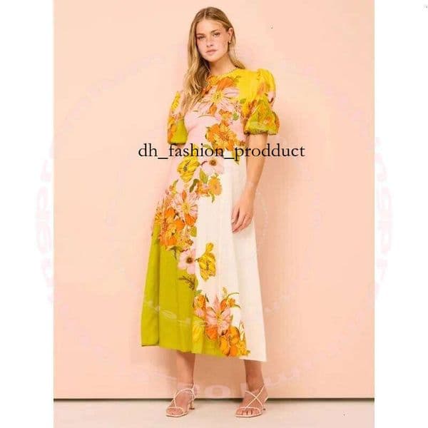 Summer Alemai Shirt Dress For Women Basic Casual Dresses Vestido Mujer Floral Printed Holiday Mini Skirts Designer Trendy Linen Flower Print Lace Up Skirt 22a e2e