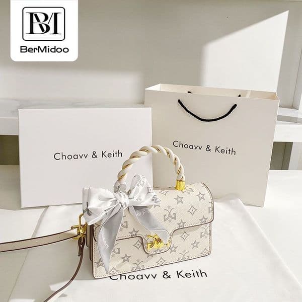 Luxury Brand Designer Bag Luxury Brand Designer Bag Ber Mi Doo High-End Niche Women's Bag 2023 New Summer Texture Versatile Crossbody Bag Birthday Gift