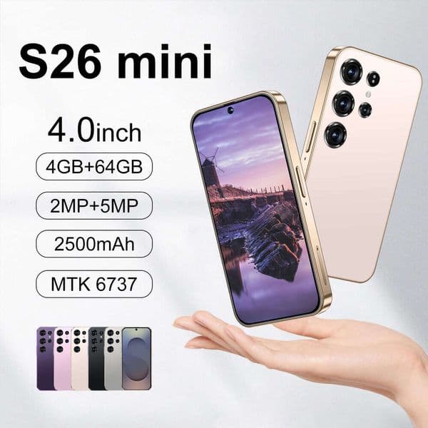 Hot-Selling Ozone Phone S26 MINI All-In-One Card hine 4G+64Gb Android Smartphone For Students