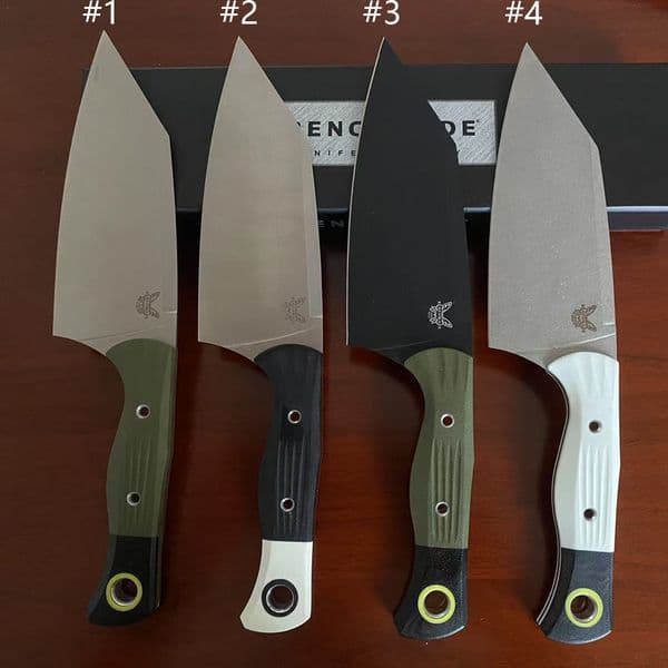 4010BK-01 Fixed Blade Knife 5.82" CPM-154 Black Clip Point Blade, OD G10 Handles with G10 Bolsters