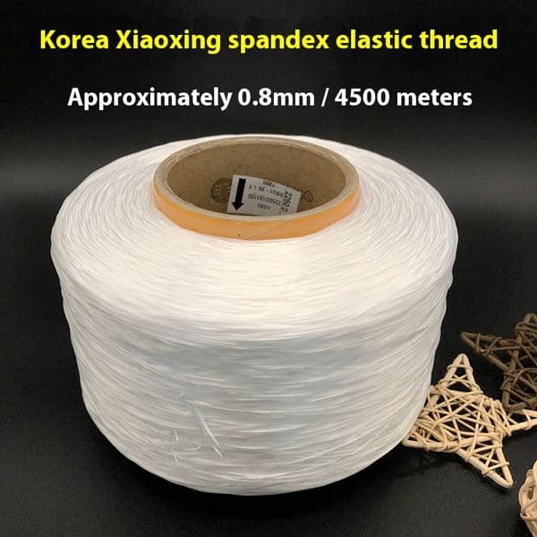 Flat wire elastic thread easy to knot good elasticity spandex thread beading thread playthings thread big roll DIY factory special use