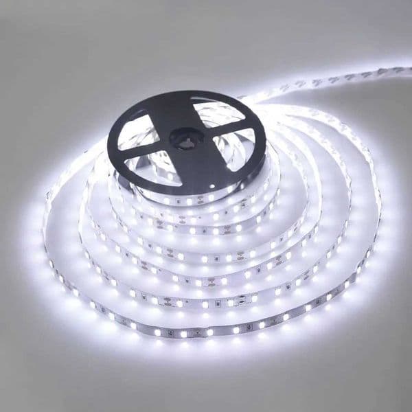 LED Strip 5050 5630 2835 RGB Lights 12V 5M Flexible Home Kitchen Decoration Lamp Waterproof 300 LED Tape Diode Ribbon 60LEDs/M W250707