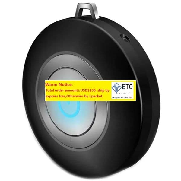 Novelty Lighting Personal Air Purifier Necklace Usb Portable Wearable Mini Negative Ion Freshener No Radiation Low Noise Blue light ZZ