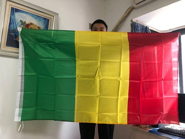 SKY FLAG Mali flag 90x150cm 3x5 Feet hanging double side Polyester Republic of Mali Flag Indoor Outdoor Flag for decoration
