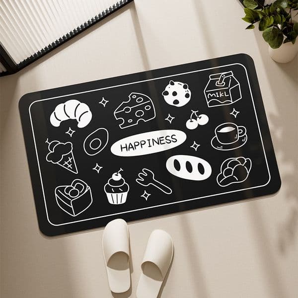 Minimalist Style Rug Birthday Gift, Bathroom Care, Entrance Door Mat, Durable, Easy To Clean, Home Decoration Anti Slip Mats