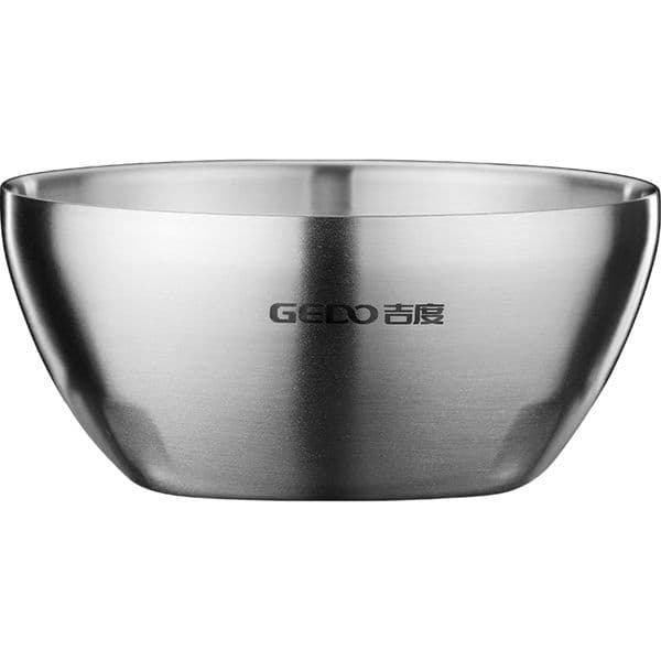 LFGB Certification Sanitary 304 Stainless Steel Baby Bowl Fall Resistant Children Cutlery Warm Keep Tableware Dinnerware for Kid