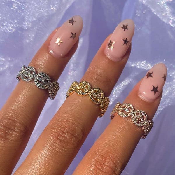 Micro Paved 5A CZ Gold Color Smile Cry Faced Eternity Ring For Women Fashion Stacking Finger Bands