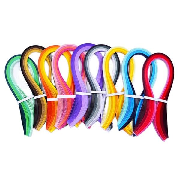 900 Strips Quilling Paper set Mixed Color DIY Decoration Gift Gradient Craft Paper 3/5mm Origami Papier Quilling Tools