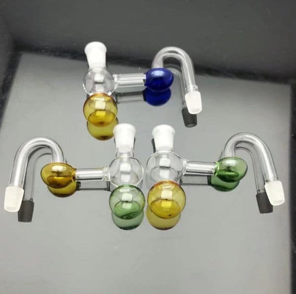 Glass Smoking Pipes Manufacture Hand-blown bongs Colored gourd filter wok