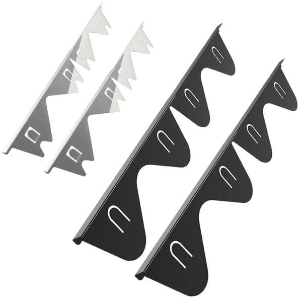 2PCS Stainless Steel Stove Gap Cover Easy Retractable Length 13.8'' To 27.5'' Stove Gap Filler Oven Side Gap Filler Kitchen tool