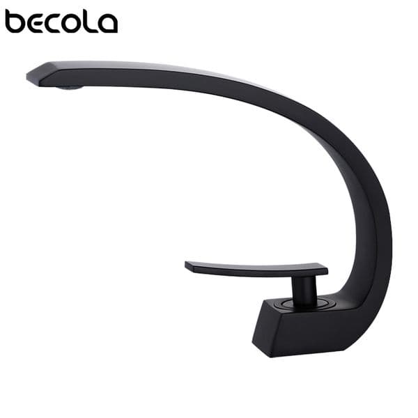 Luxurious Basin Faucets Modern Bathroom Mixer Tap Brass Washbasin Faucet Single Handle Single Hole Elegant Crane For Bathroom